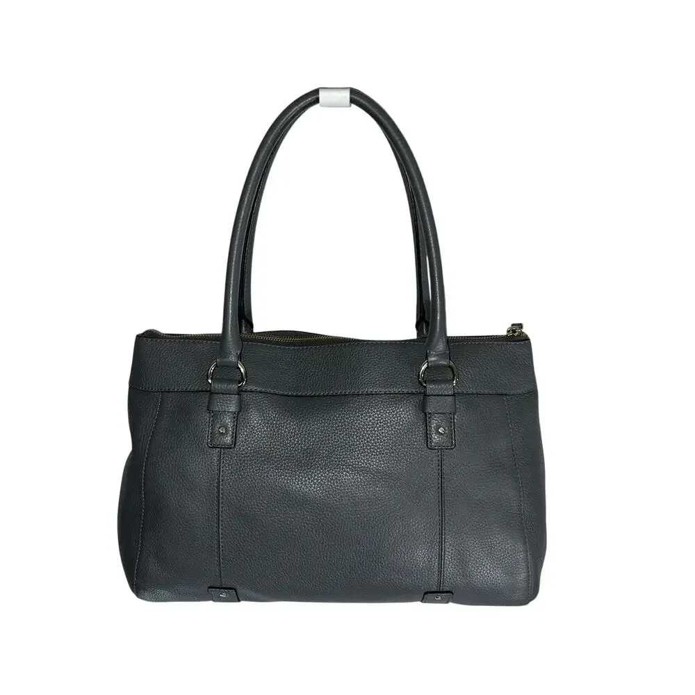 Kate Spade New York Berkshire Road Teegan Zip Gray Pebbled Leather 2016